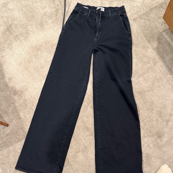 Elegant Black Flare Jeans Le Jean Jude Trouser - Picture 1 of 4